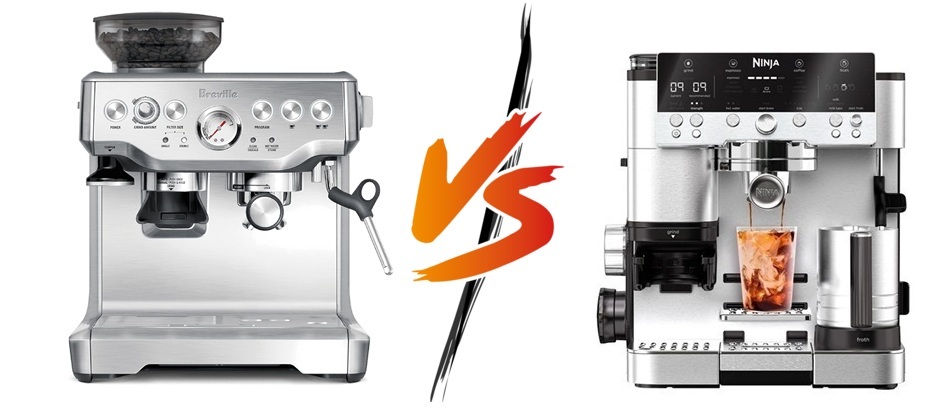 Breville Barista Express vs Ninja Luxe Café