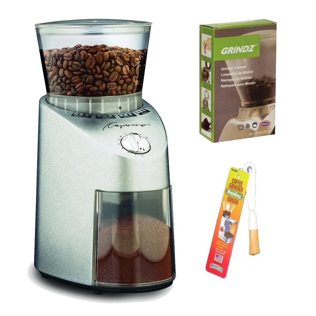 Capresso 565 Infinity Stainless Steel Conical Burr Grinder