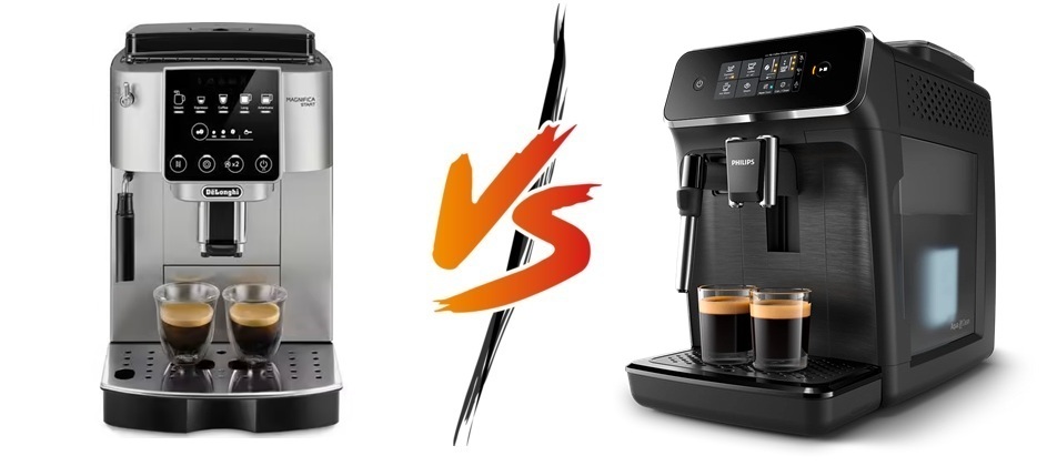 De'Longhi Magnifica Start vs Philips 2200