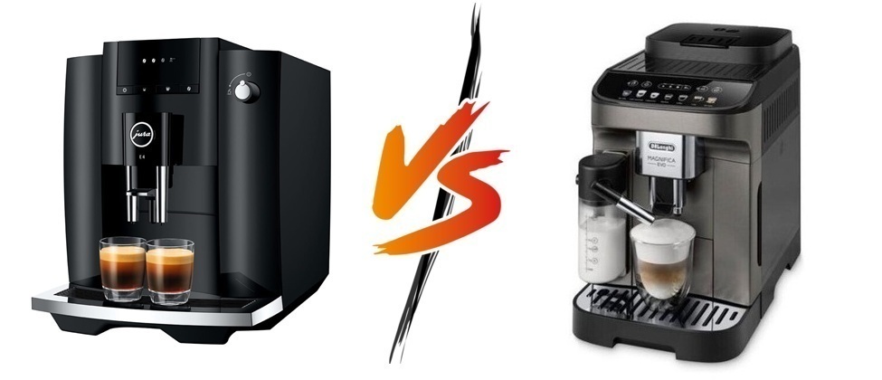 Jura E4 vs De'Longhi Magnifica Evo