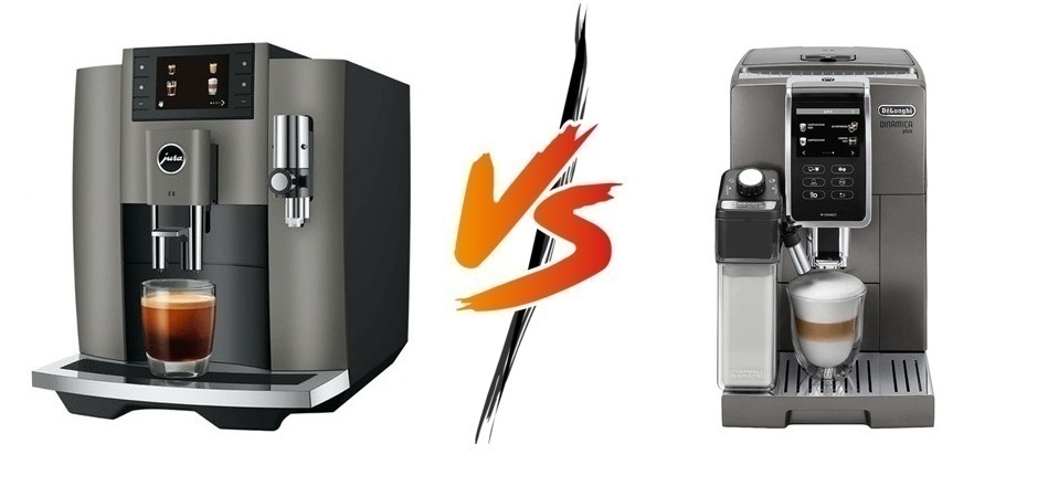 Jura E8 vs De'Longhi Dinamica Plus