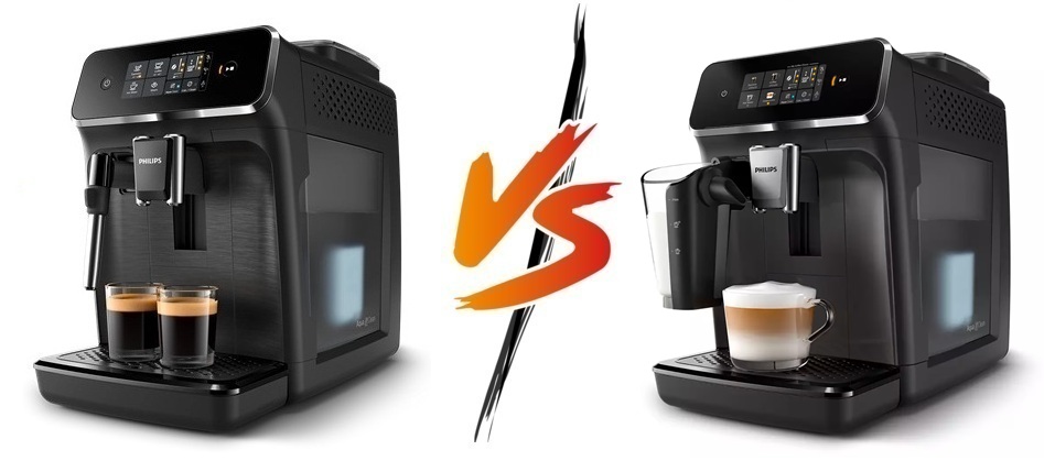 Philips 2200 vs Philips 2300 LatteGo
