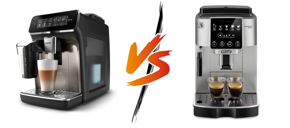 Philips 3300 LatteGo vs. De’Longhi Magnifica Start