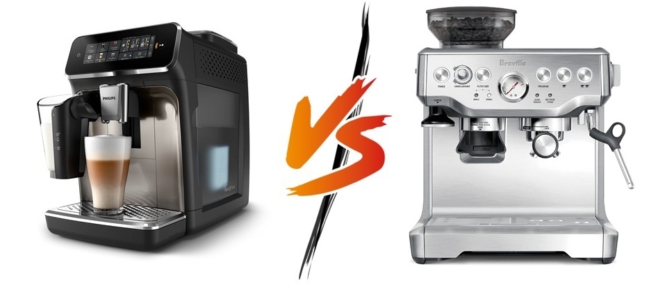 Philips 3300 vs Breville Barista Express