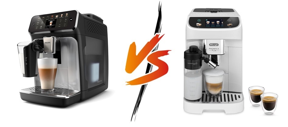 Philips 4400 LatteGo vs De'Longhi Magnifica Plus
